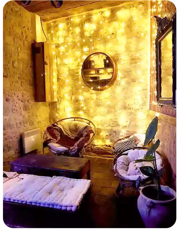 Le restaurant - Le Chien Fou - Restaurant Saint-Antonin-Noble-Val - Restaurant Feneyrols